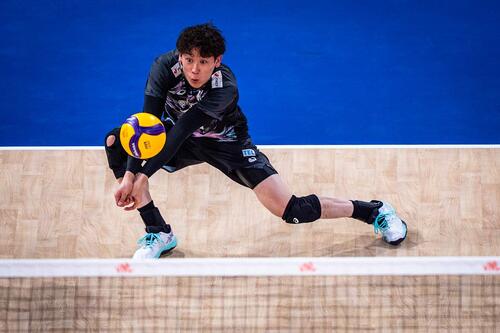 バレーボール・ネーションズリーグ 日本-フランス(C)Volleyball World