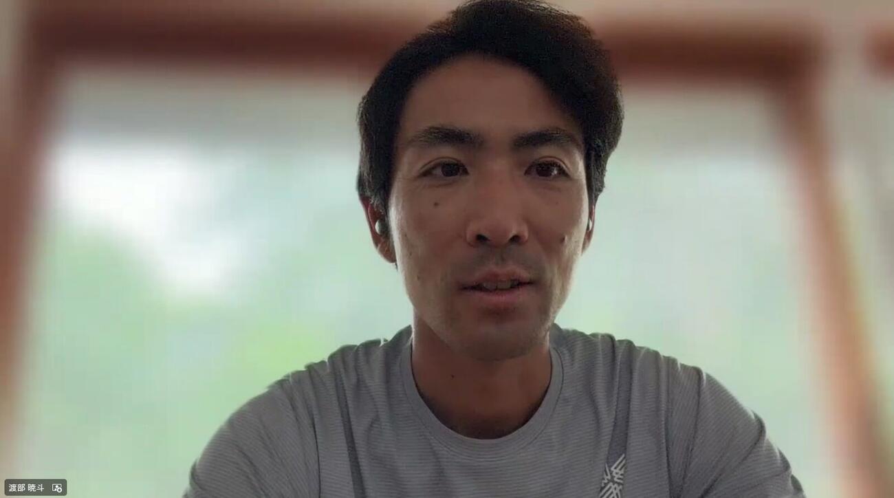 複合の30年五輪除外を受けて取材に対応する渡部暁斗氏