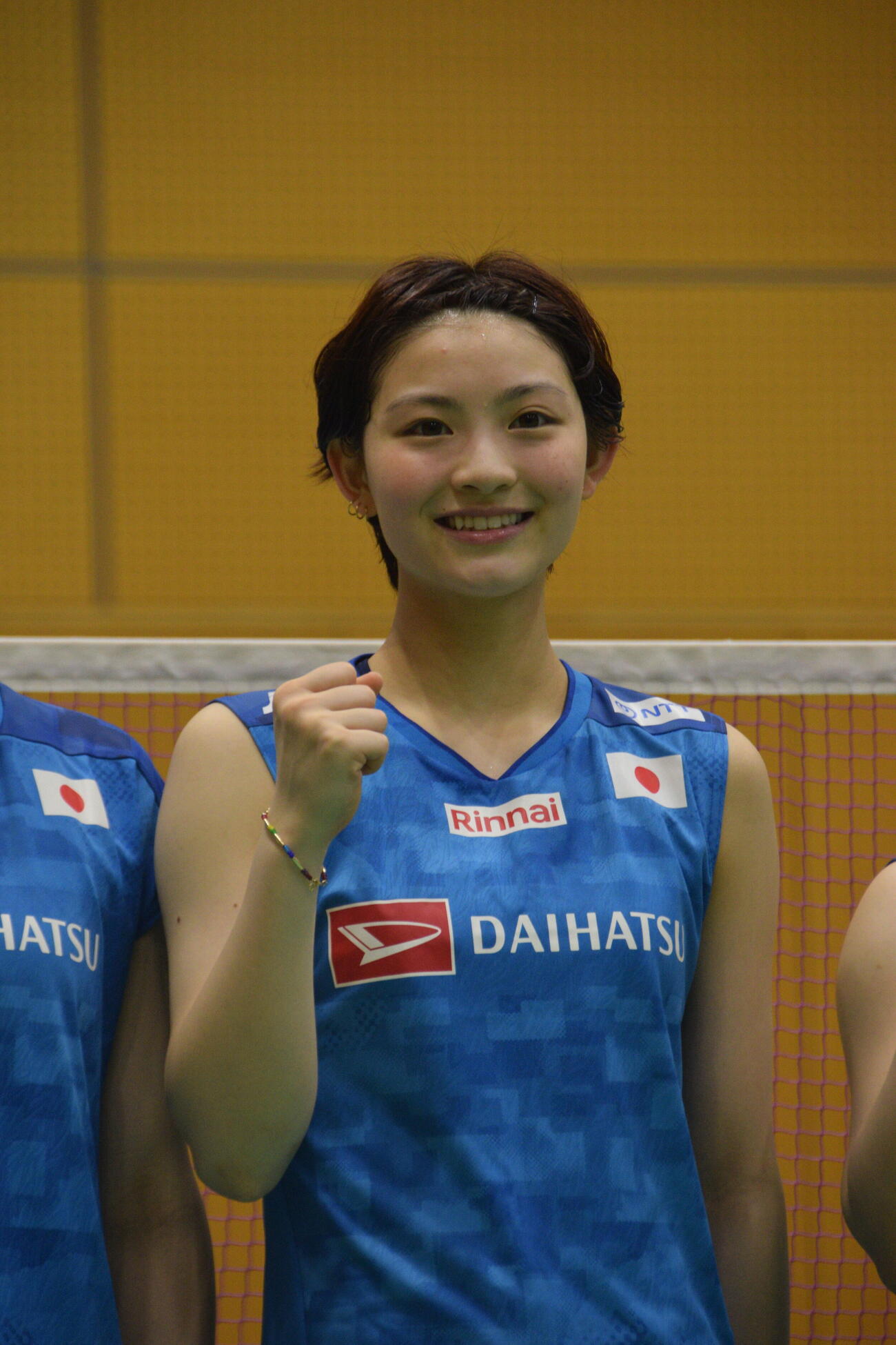女子シングルスの宮崎友花