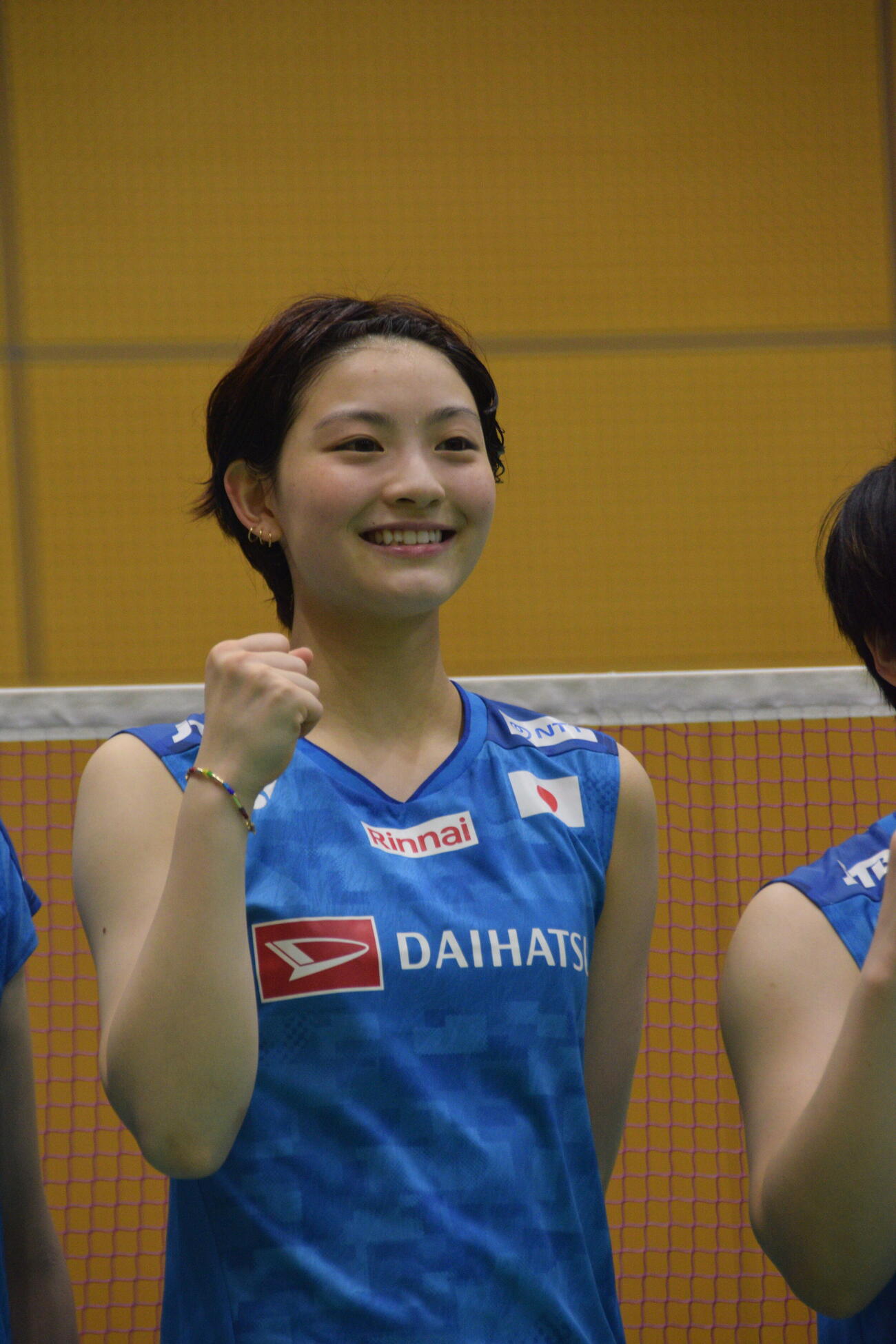 女子シングルスの宮崎友花