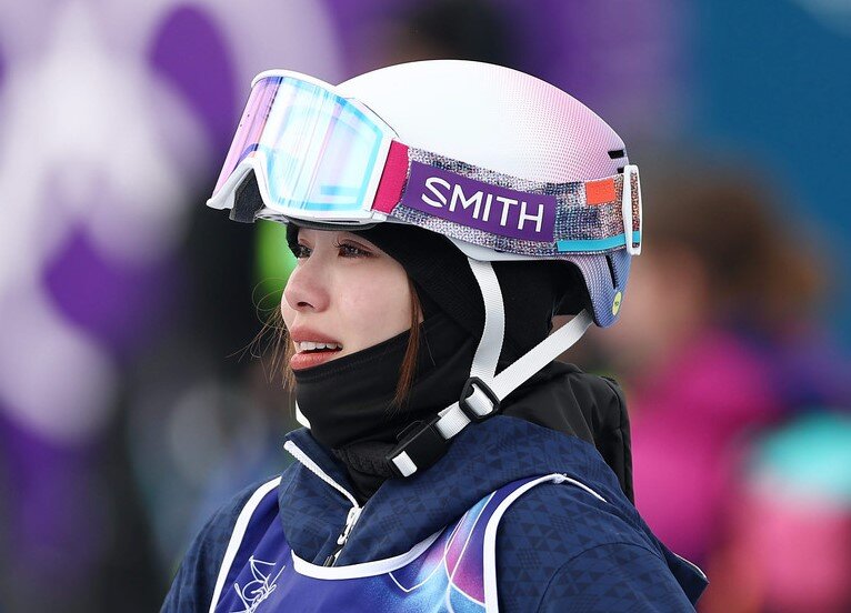 女子モーグルの中尾春香（2026年2月撮影）