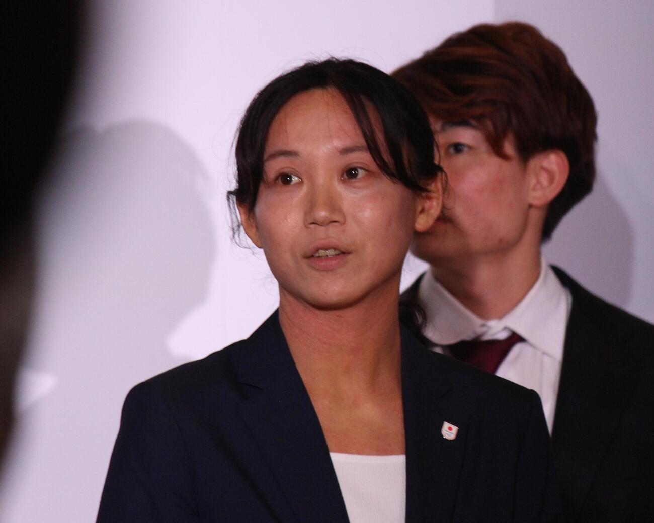 JOCスポーツ賞表彰式に出席した高木美帆さん