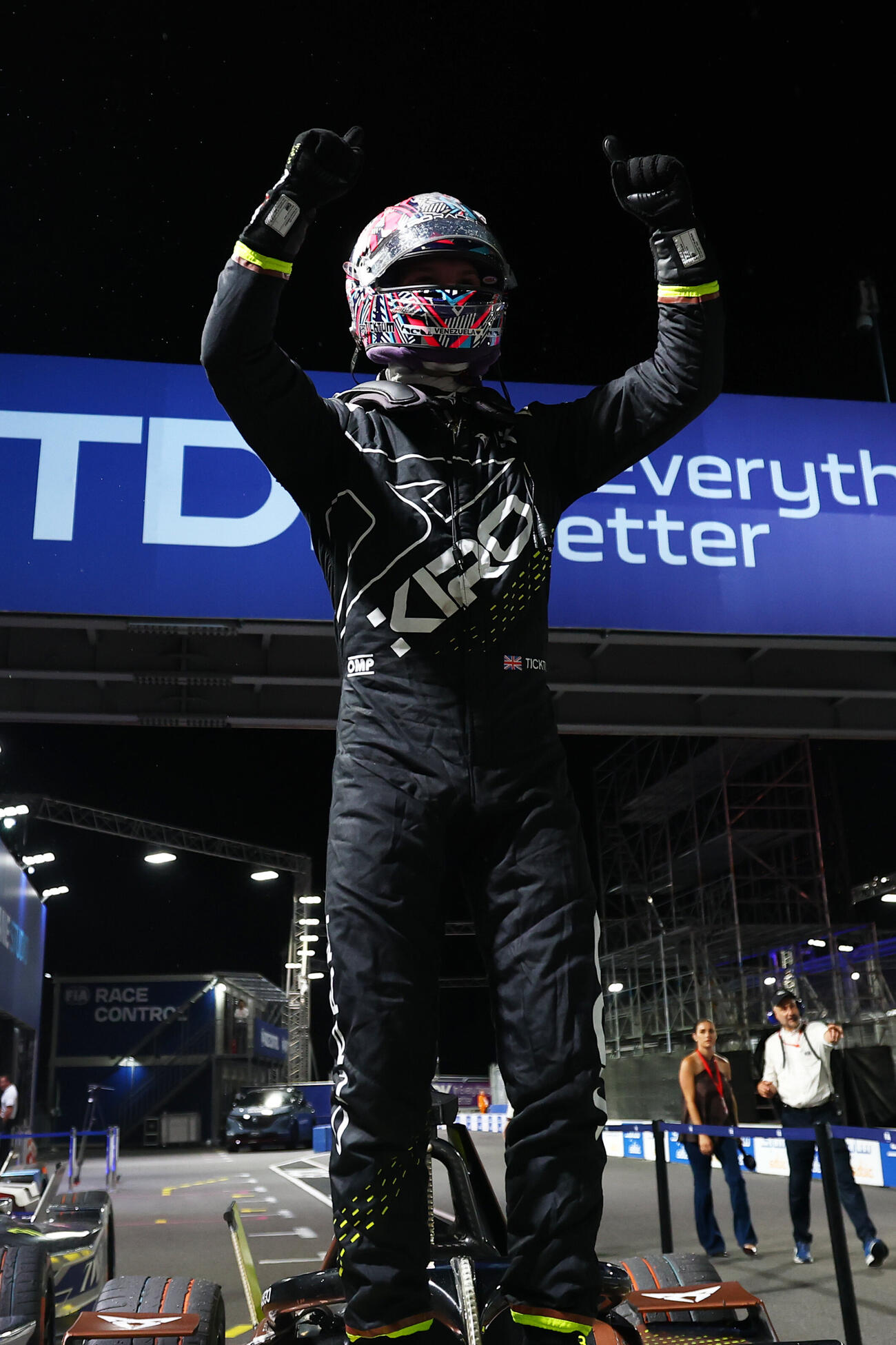 初のナイトレースで優勝したティクトゥム（(C) Formula E Holdings Limited, 2026提供）