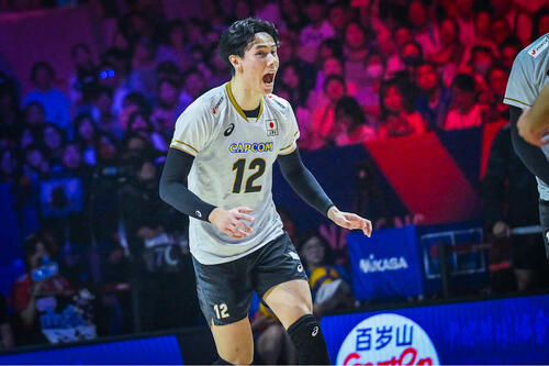 バレーボール・ネーションズリーグ(VNL)男子日本代表、準々決勝中国戦(C)Volleyball World