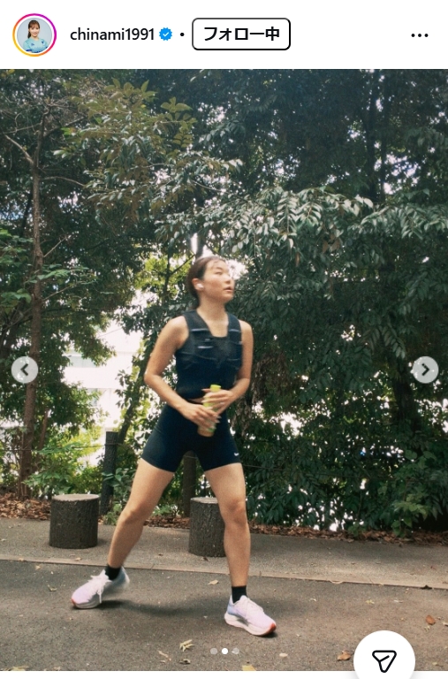吉田知那美のインスタグラムから