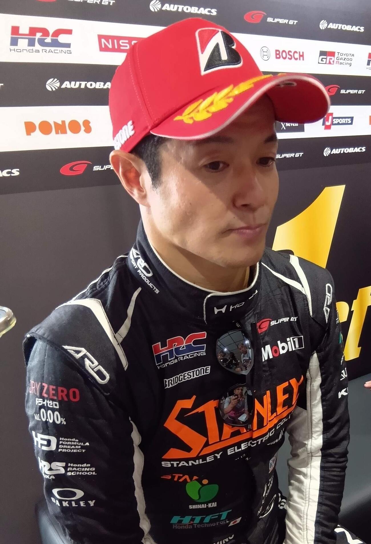 GT500クラスを制した山本尚貴