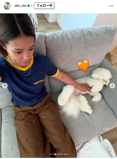 阿部詩のインスタグラムから