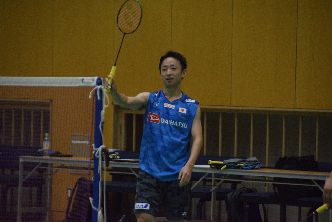 男子シングルスの田中湧士