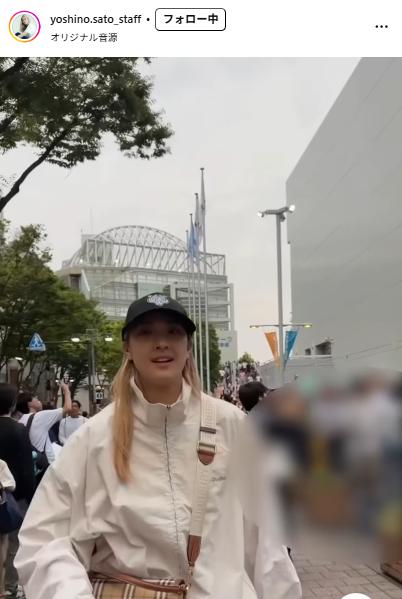 佐藤淑乃マネジャーのインスタグラムから