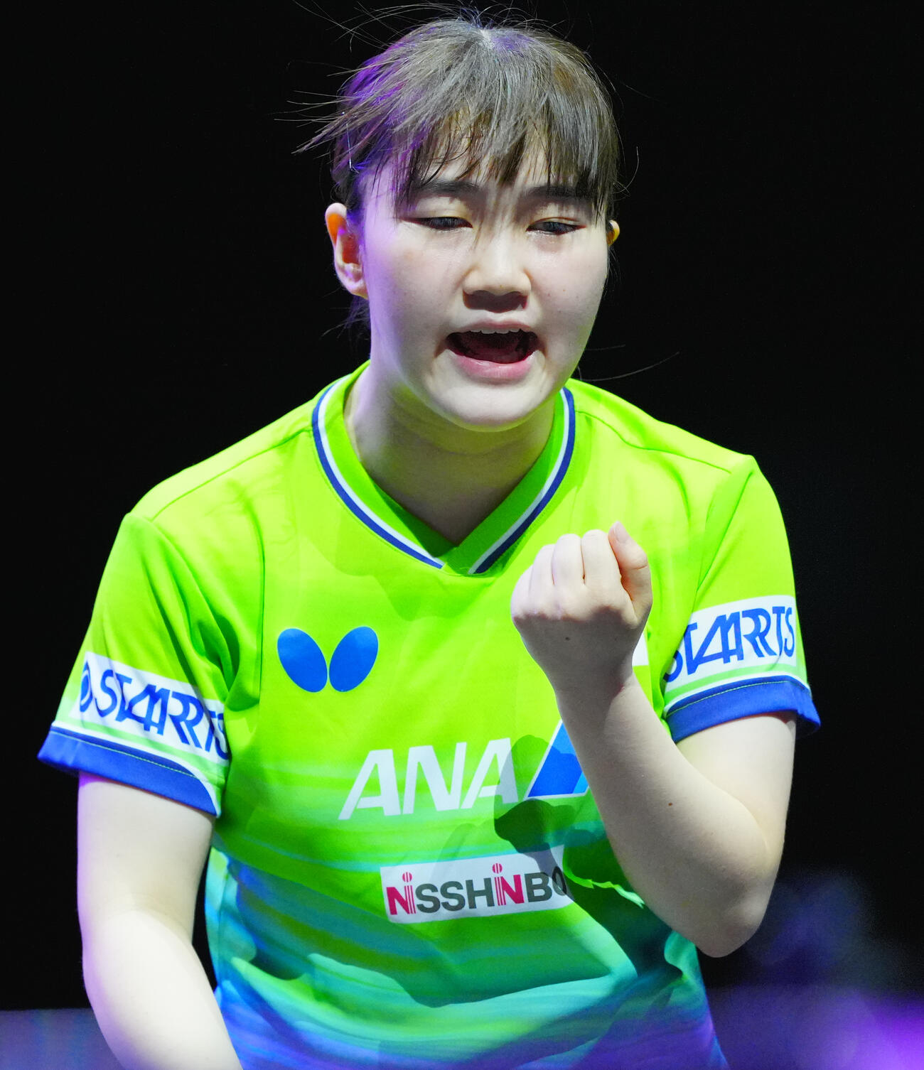女子シングルス2回戦でリリー・チャンと対戦する大藤沙月（撮影・垰建太）