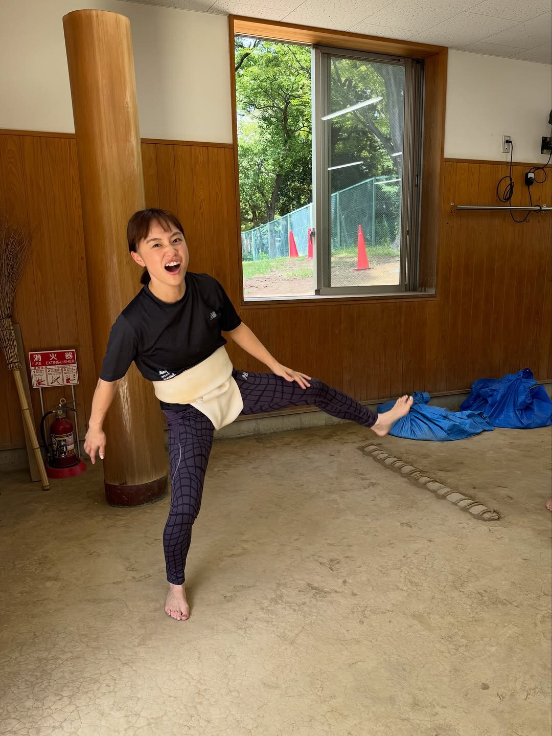 インスタグラムでまわし姿を披露した登坂絵莉さん