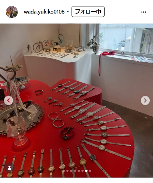 和田由紀子のインスタグラムから