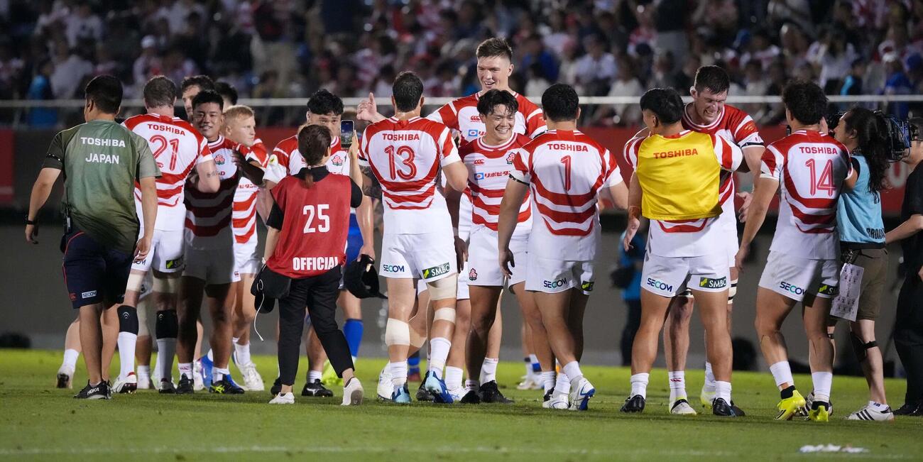 ラグビー日本代表（2026年撮影）