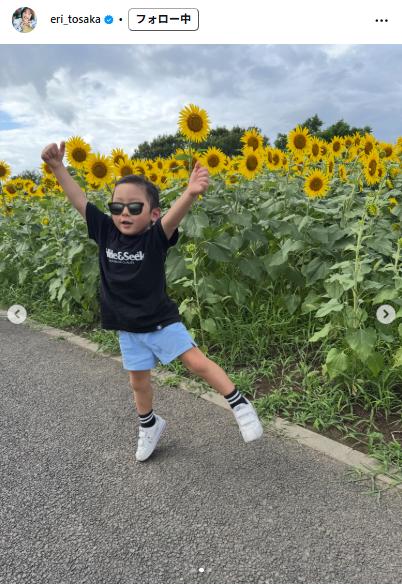 登坂絵莉さんのインスタグラムから