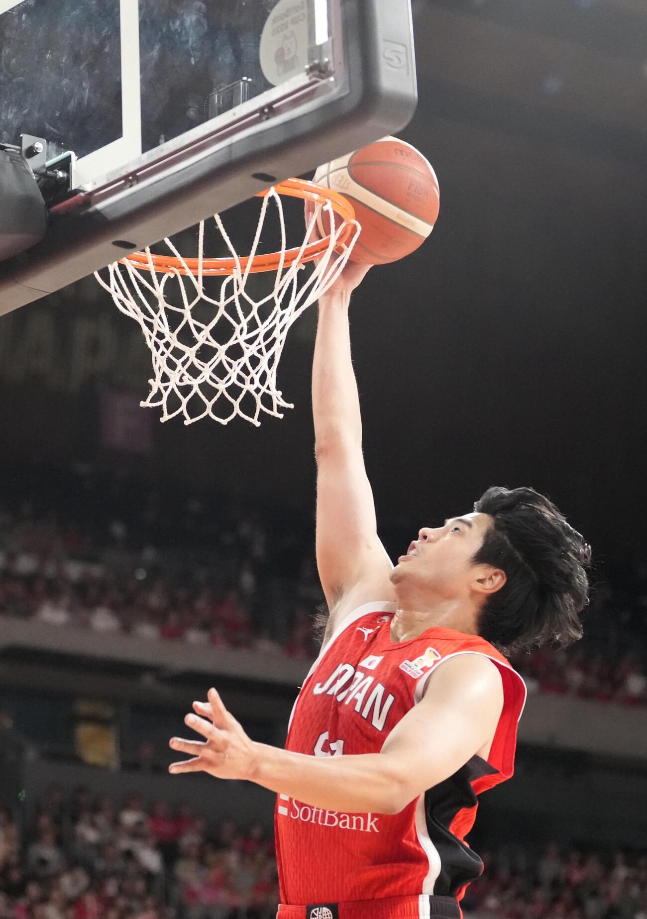 日本対韓国　2Q、シュートを決める吉井裕鷹（撮影・小島史椰）
