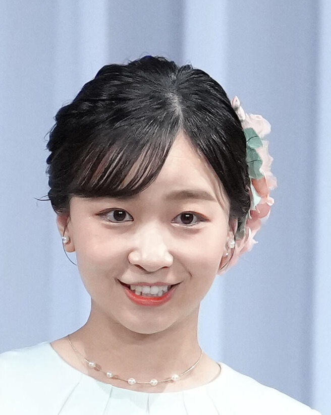 アジア大会TEAM JAPAN結団式に出席される佳子さま（撮影・足立雅史）
