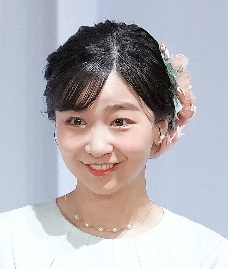 アジア大会TEAM JAPAN結団式に出席された佳子さま（撮影・足立雅史）
