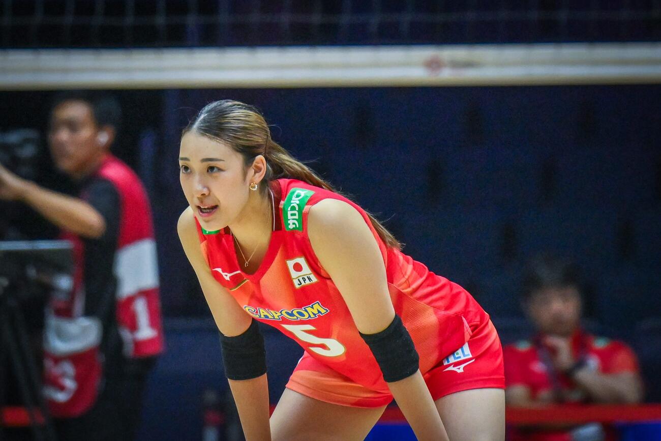 日本女子　香港戦（C）AVC Women Volleyball Continental Championship