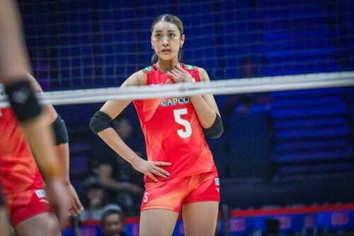 日本女子 香港戦(C)AVC Women Volleyball Continental Championship
