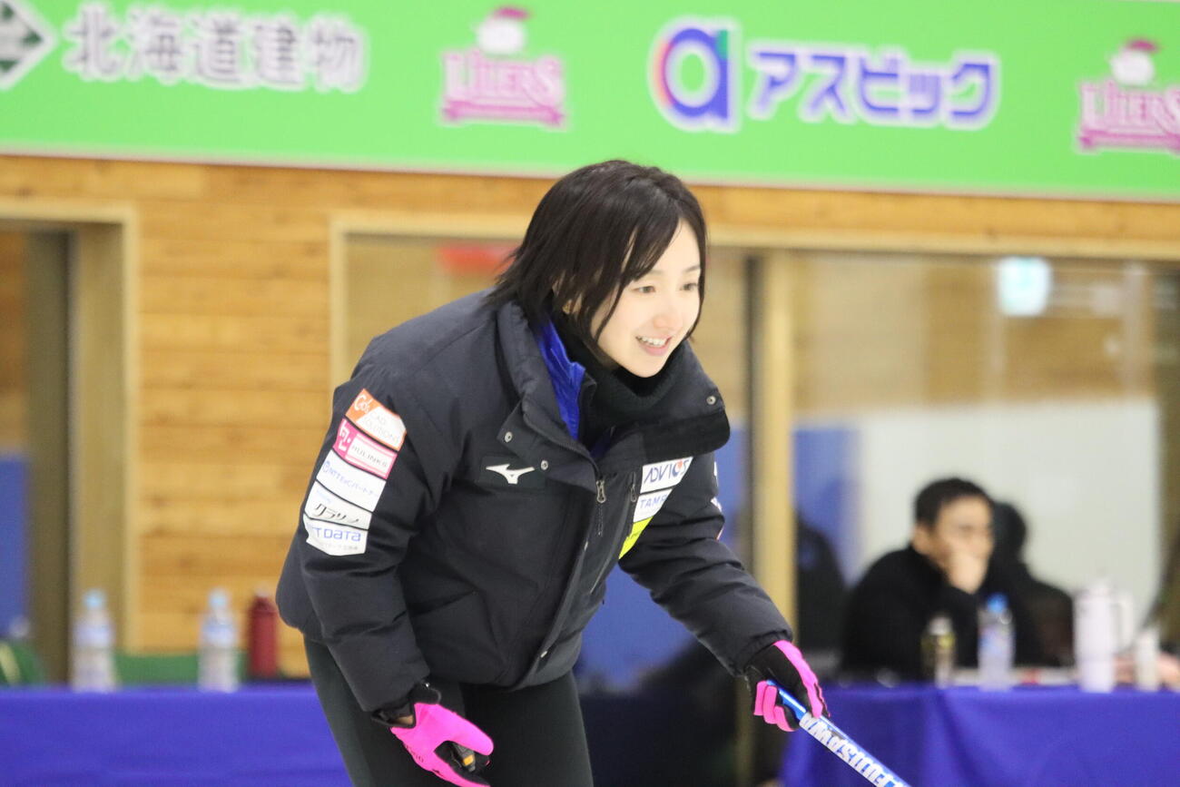ショートヘア姿を披露したロコ・ソラーレ藤沢五月