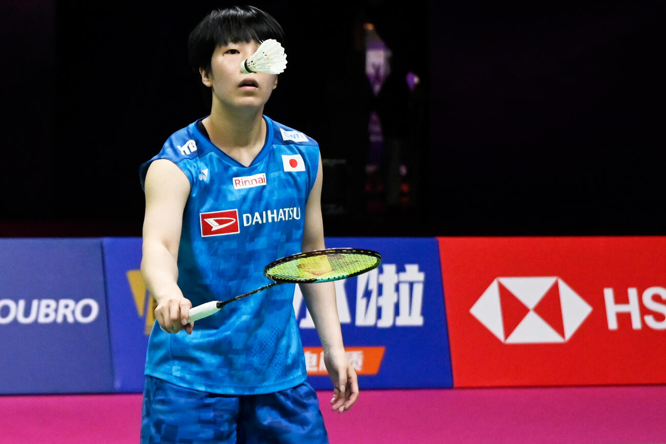 準決勝進出を決めた山口茜（AP）