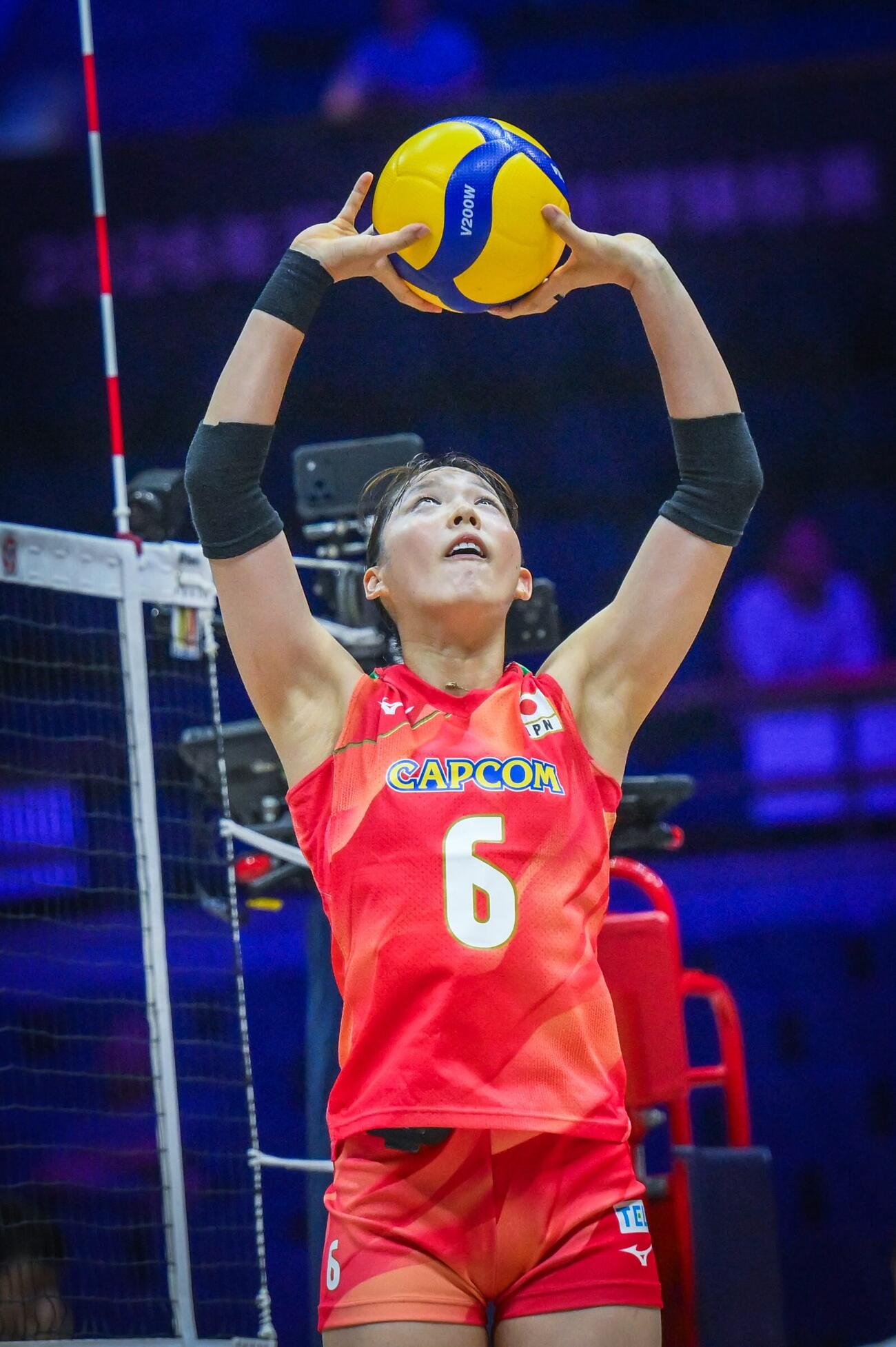 日本女子　香港戦（C）AVC Women Volleyball Continental Championship