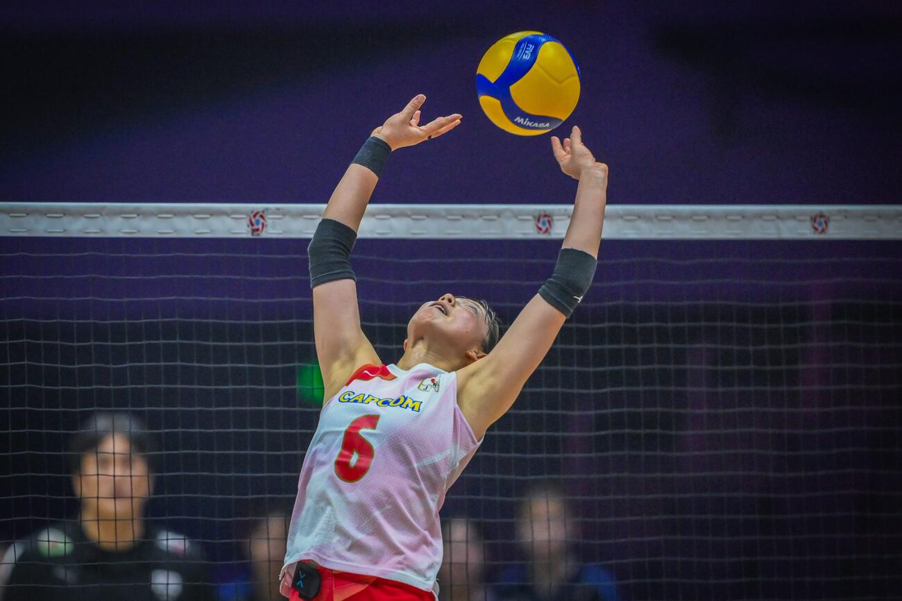日本女子、韓国戦（C）AVC Women Volleyball Continental Championship