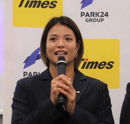 柔道世界選手権へ向けた壮行会に出席した阿部詩