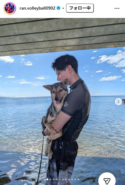 高橋藍のインスタグラムから
