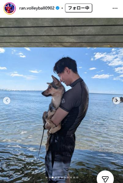 高橋藍のインスタグラムから