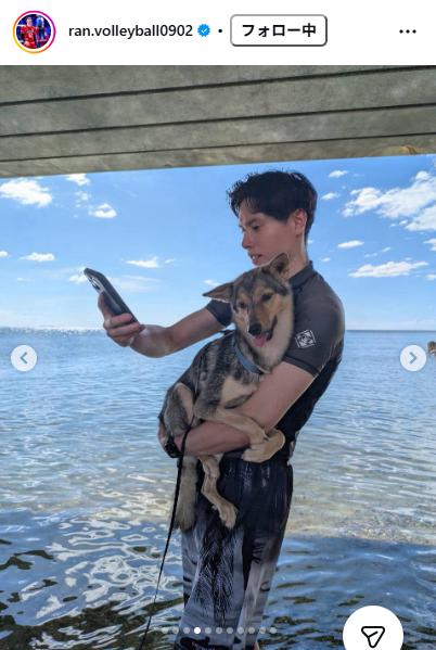 高橋藍のインスタグラムから