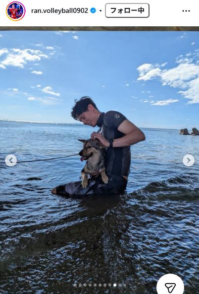 高橋藍のインスタグラムから
