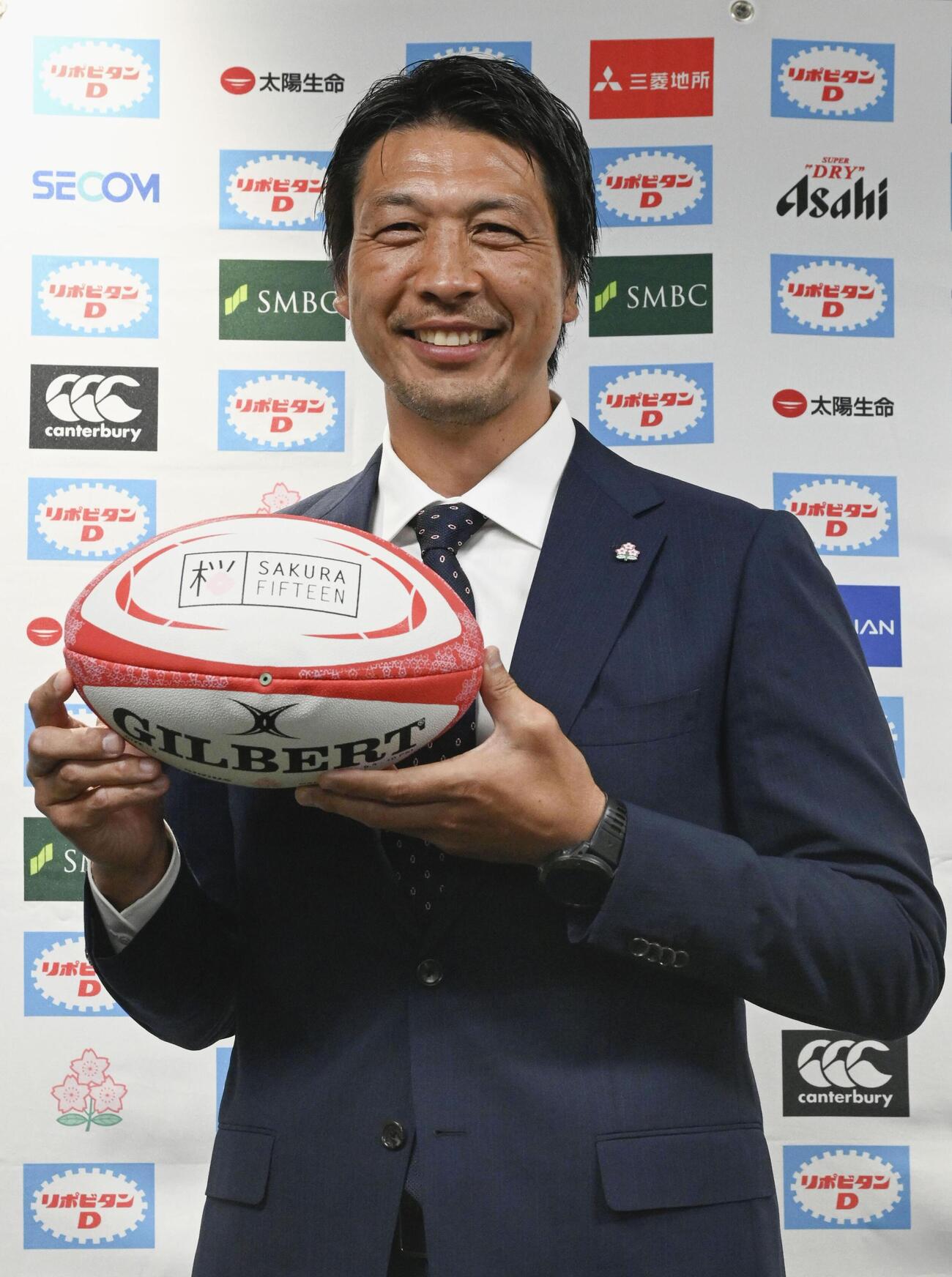 ラグビーの15人制女子日本代表ヘッドコーチに就任した北川俊澄氏（共同）