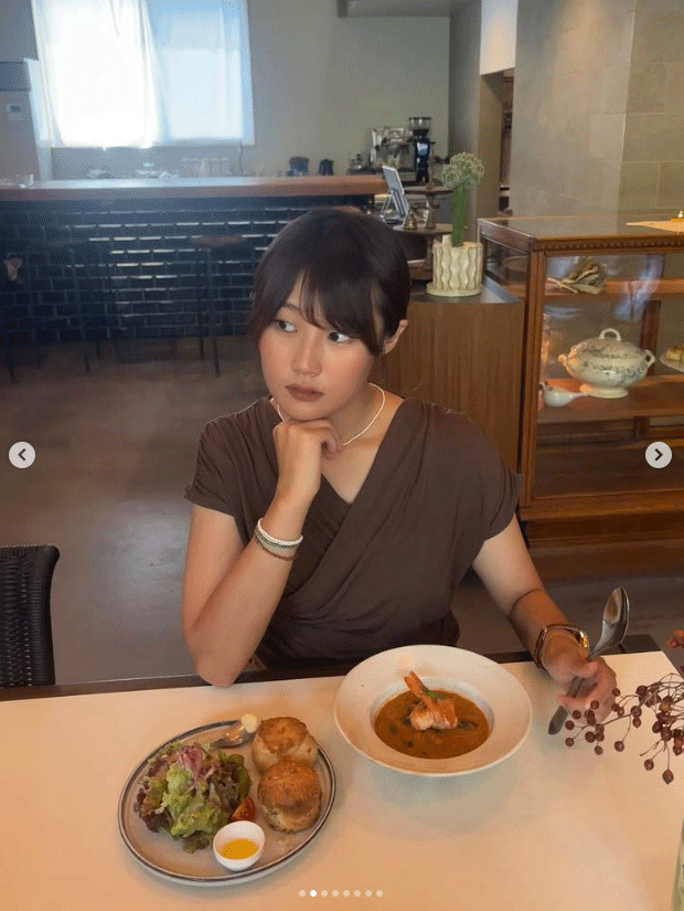 村瀬心椛のインスタグラムから