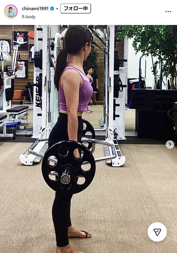 吉田知那美のインスタグラムから