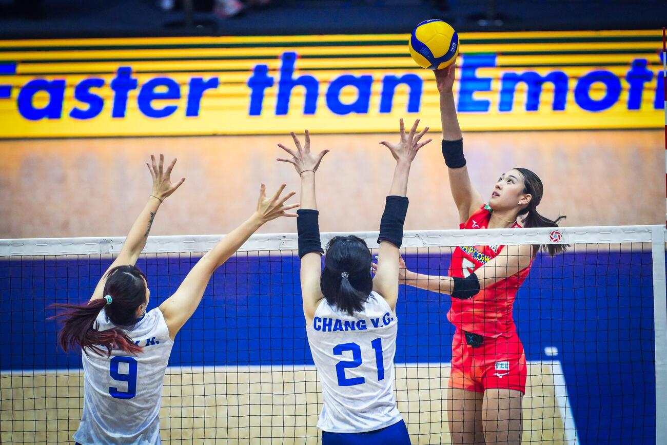 日本女子、台湾戦（C）AVC Women Volleyball Continental Championship