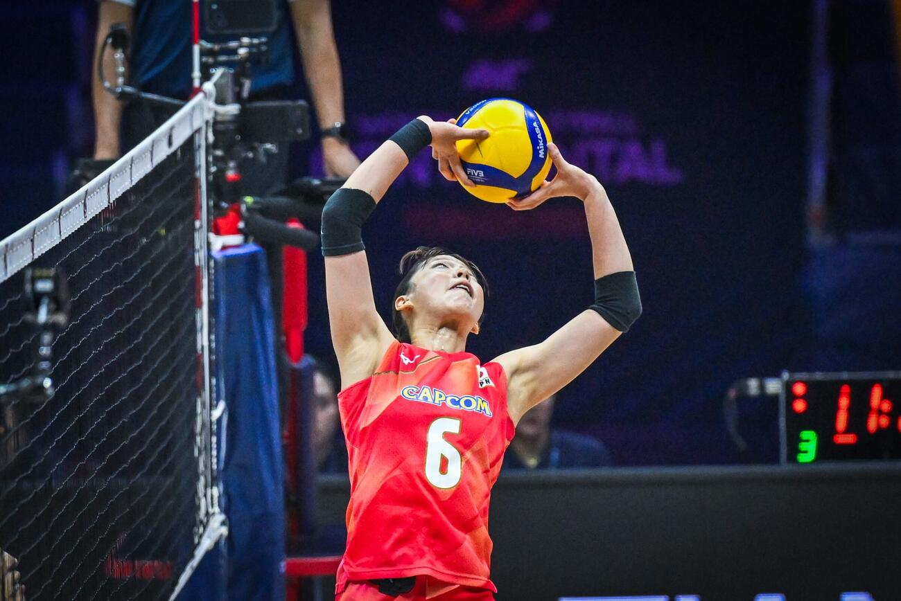 日本女子、台湾戦（C）AVC Women Volleyball Continental Championship