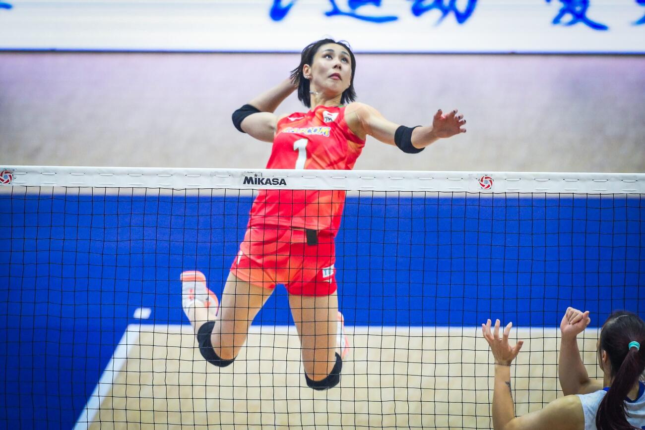 日本女子、台湾戦（C）AVC Women Volleyball Continental Championship