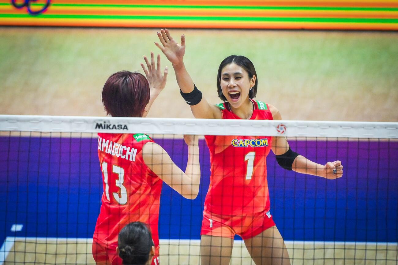 日本女子、台湾戦（C）AVC Women Volleyball Continental Championship
