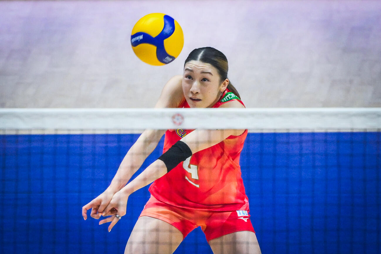日本女子、台湾戦（C）AVC Women Volleyball Continental Championship