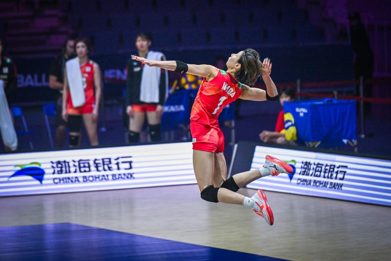 日本女子、台湾戦（C）AVC Women Volleyball Continental Championship