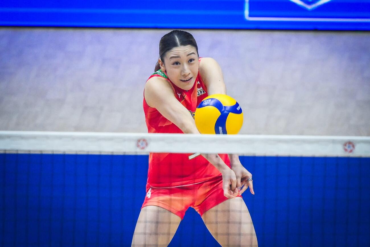 日本女子、台湾戦（C）AVC Women Volleyball Continental Championship