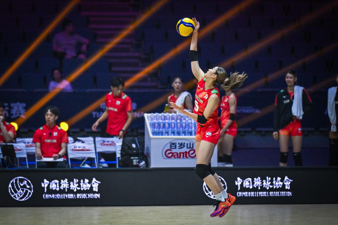 日本女子、台湾戦（C）AVC Women Volleyball Continental Championship