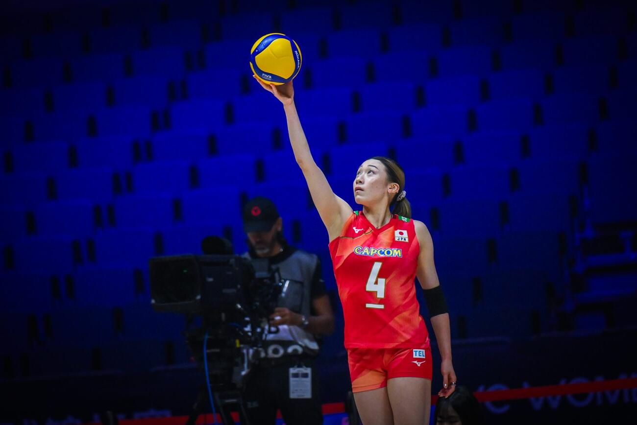 日本女子、台湾戦（C）AVC Women Volleyball Continental Championship