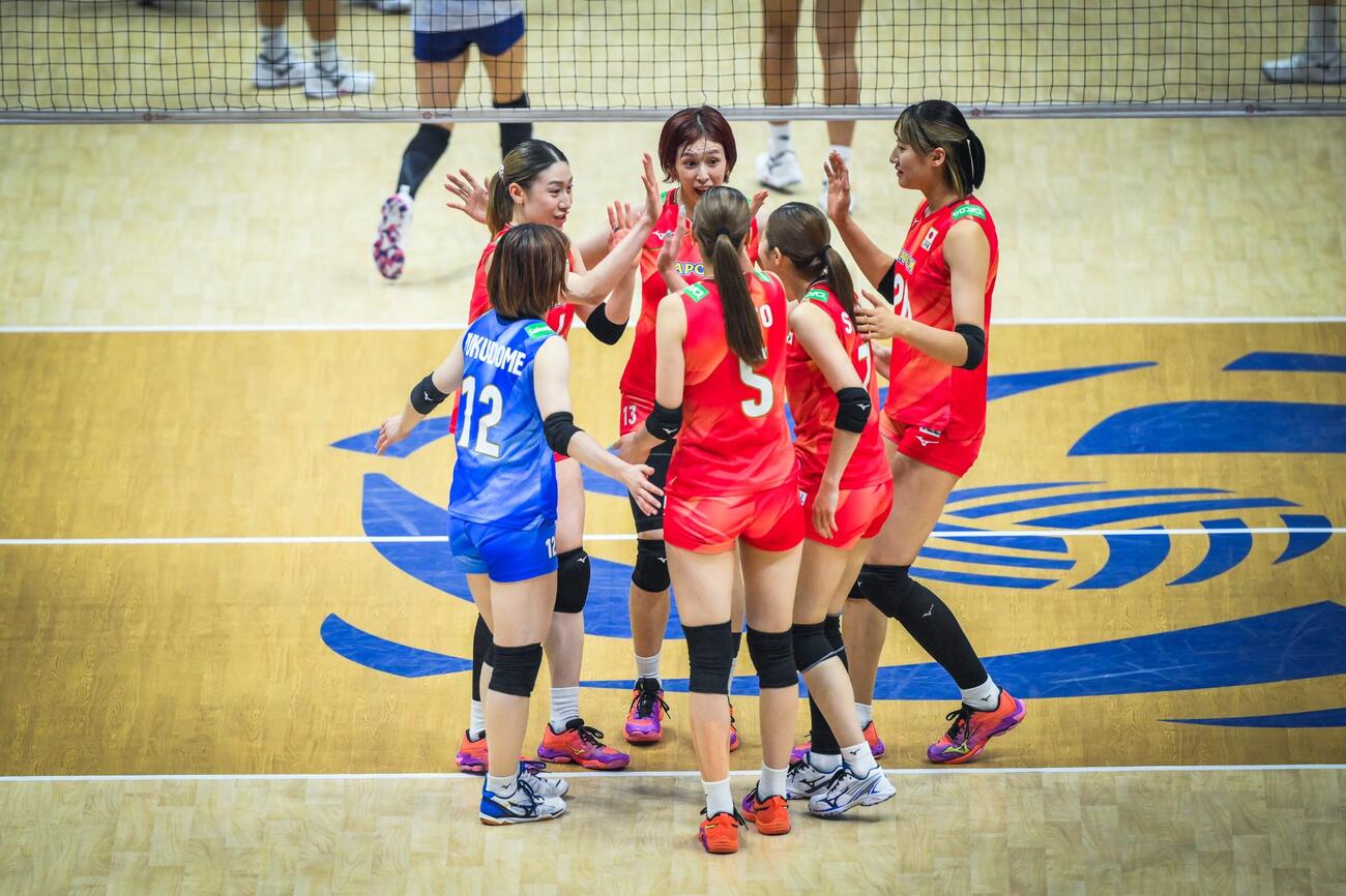 日本女子、台湾戦（C）AVC Women Volleyball Continental Championship