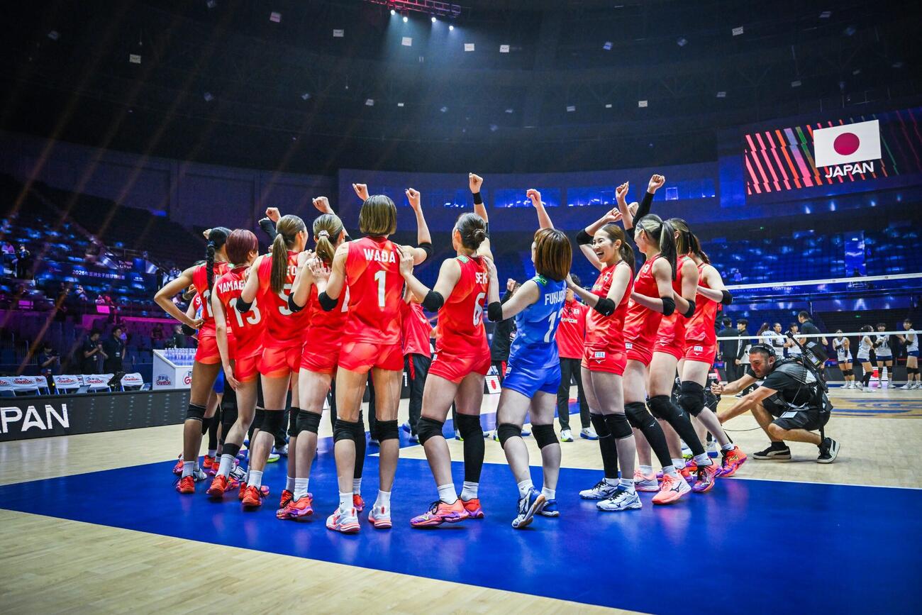 日本女子、台湾戦（C）AVC Women Volleyball Continental Championship