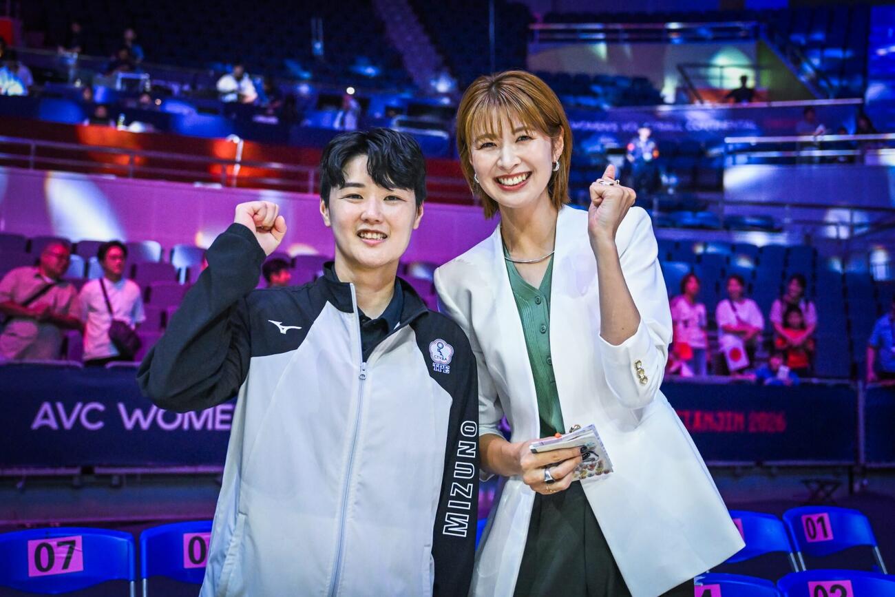 日本女子、台湾戦（C）AVC Women Volleyball Continental Championship