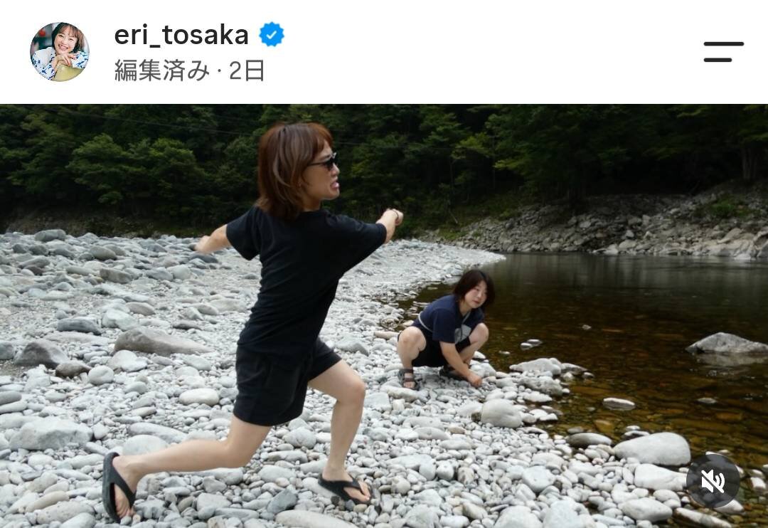 登坂絵莉さんのインスタグラムより