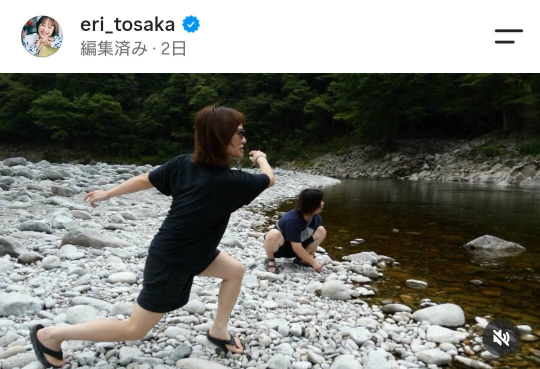 登坂絵莉さんのインスタグラムより