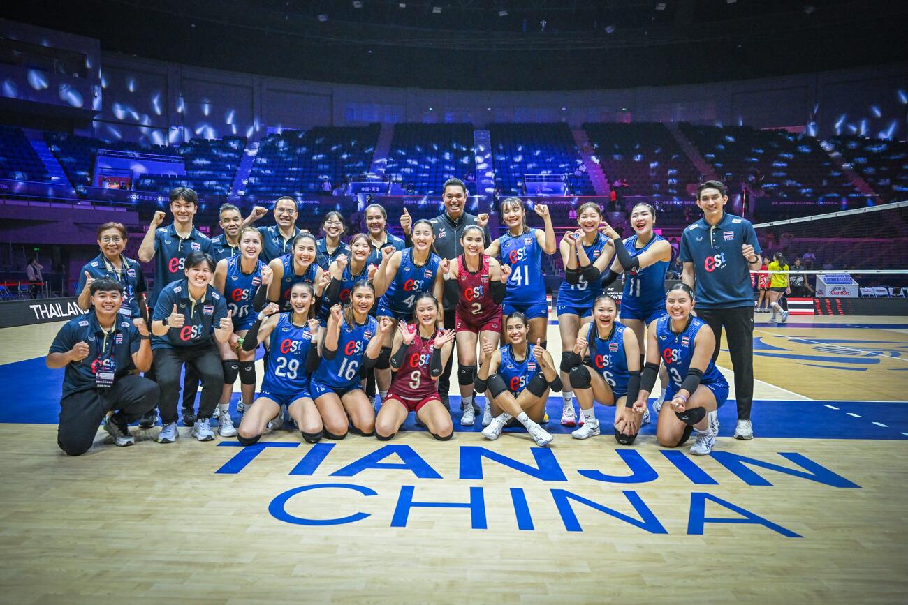 バレーボール女子タイ代表の選手たち（C）AVC Women Volleyball Continental Championship